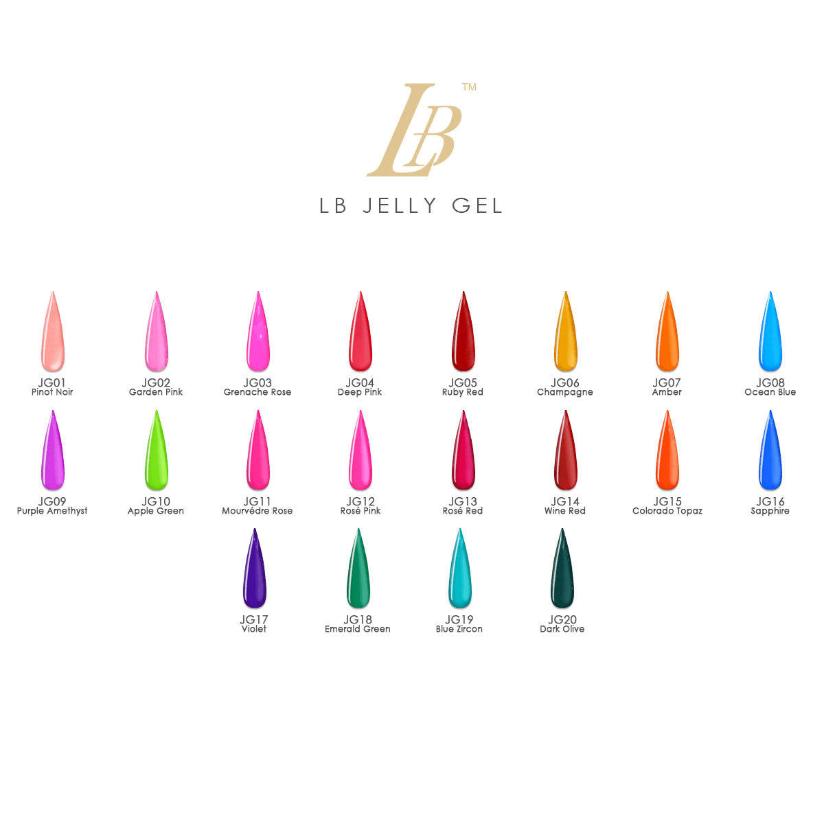 Igel Gel Colors - LB Jelly Collection