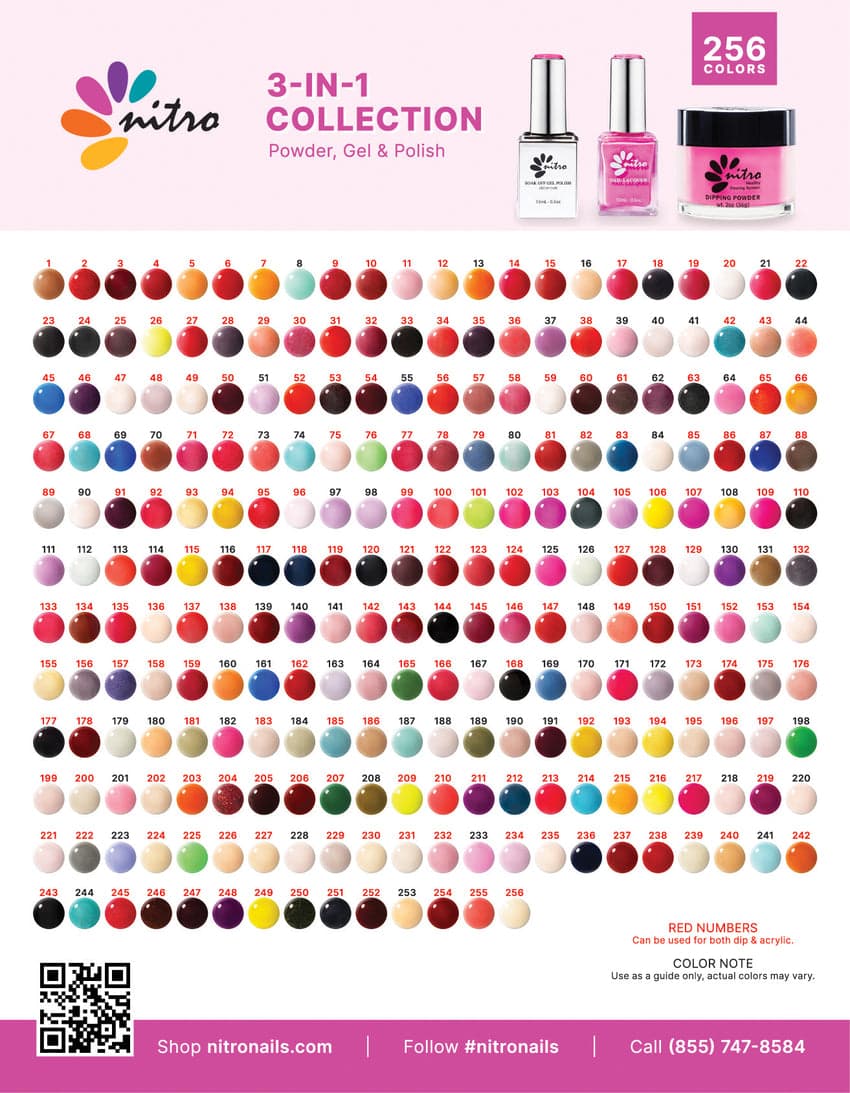 Matching Duo (Gel + Polish) Square Bottle - Nitro Collection