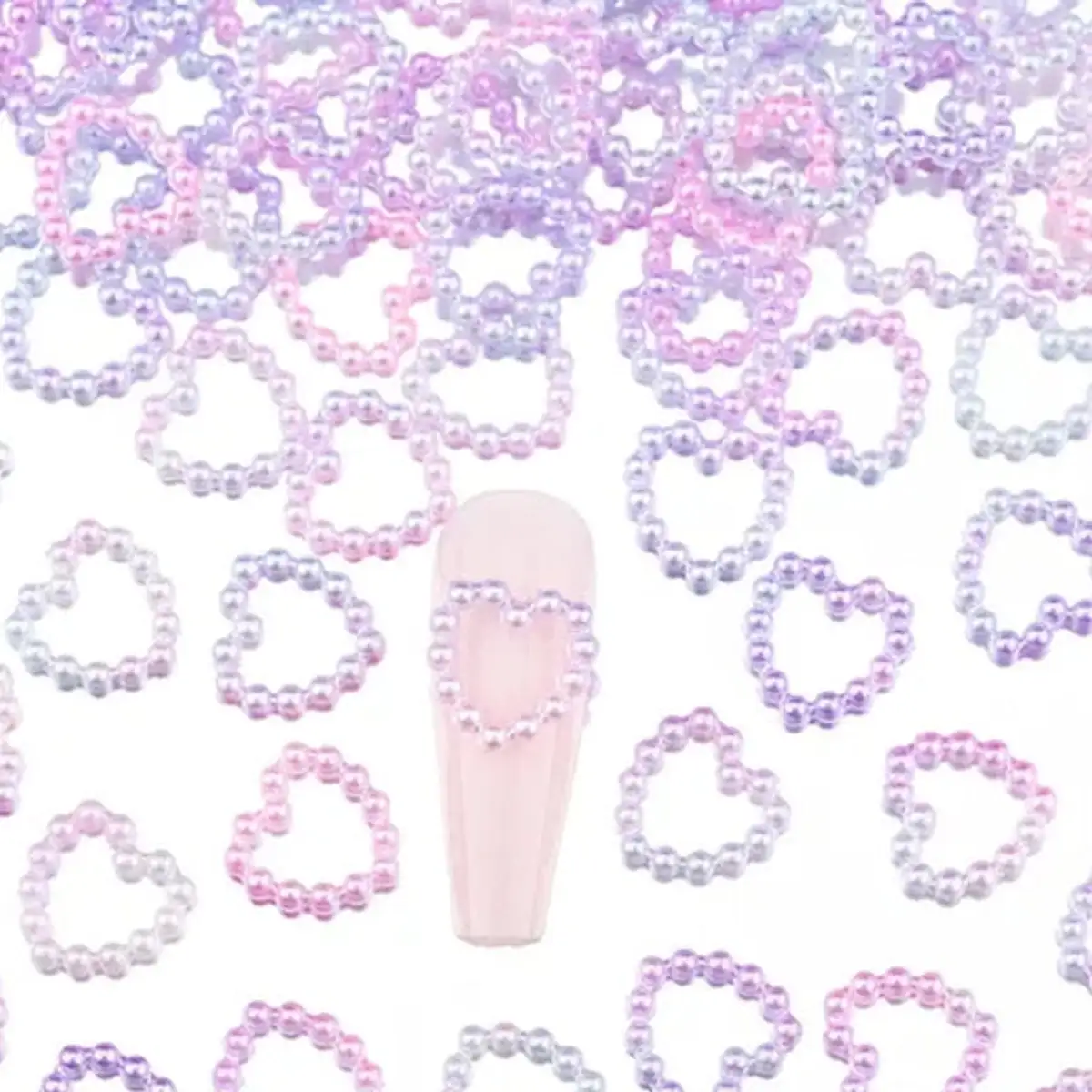 Heart Pearl/ Light Multicolor