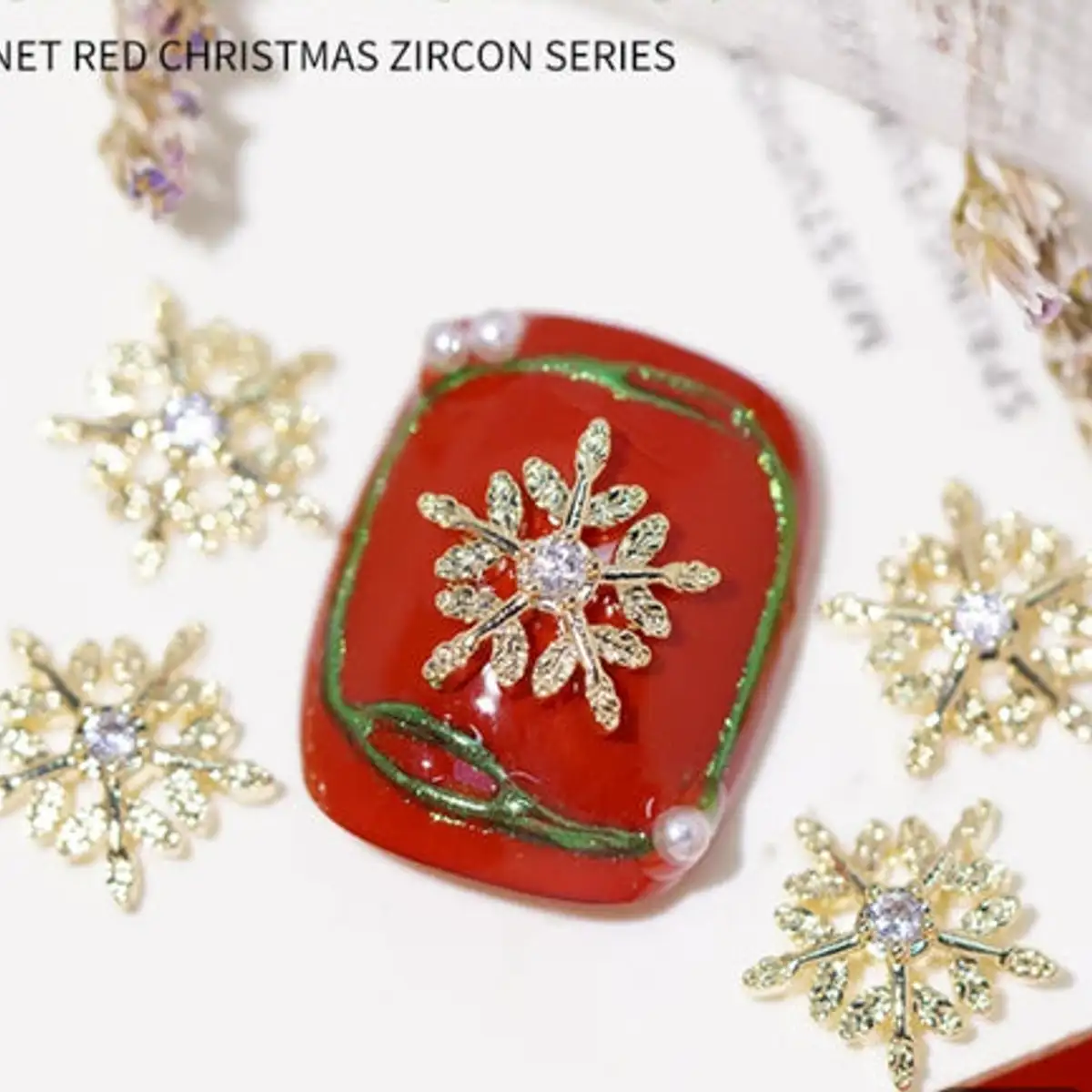 2pcs Snowflake A