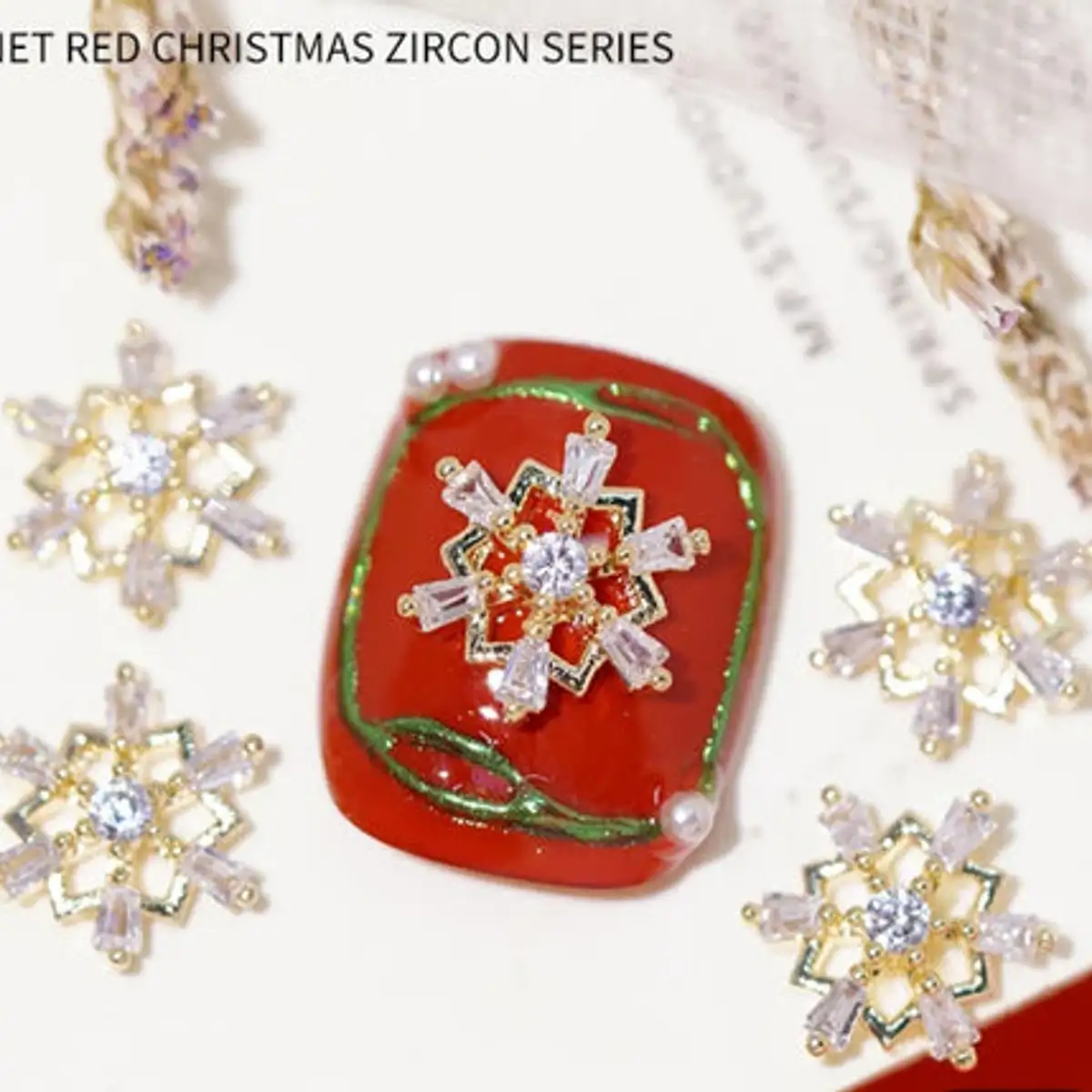 2pcs Snowflake B