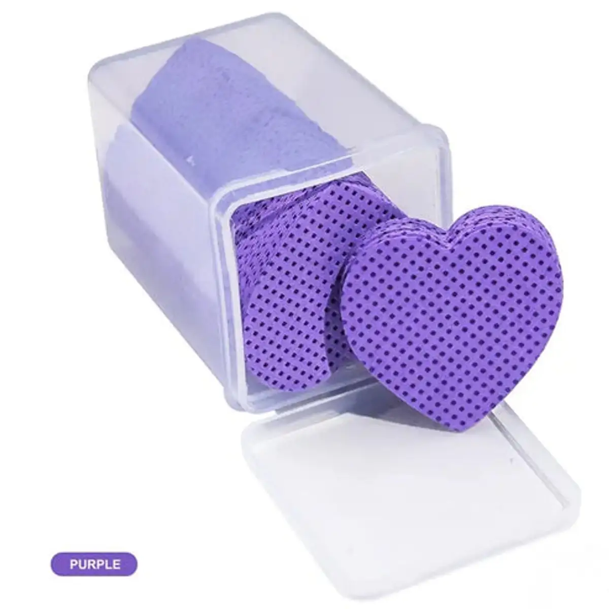 200pcs Purple Square