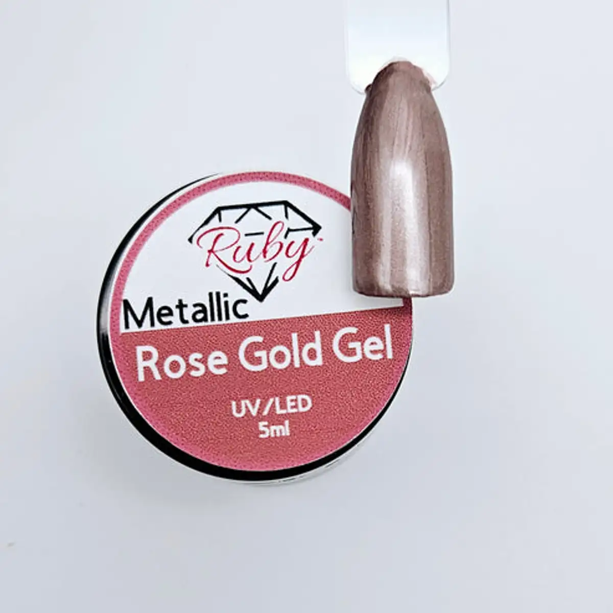 Metallic Rose Gold 5ml