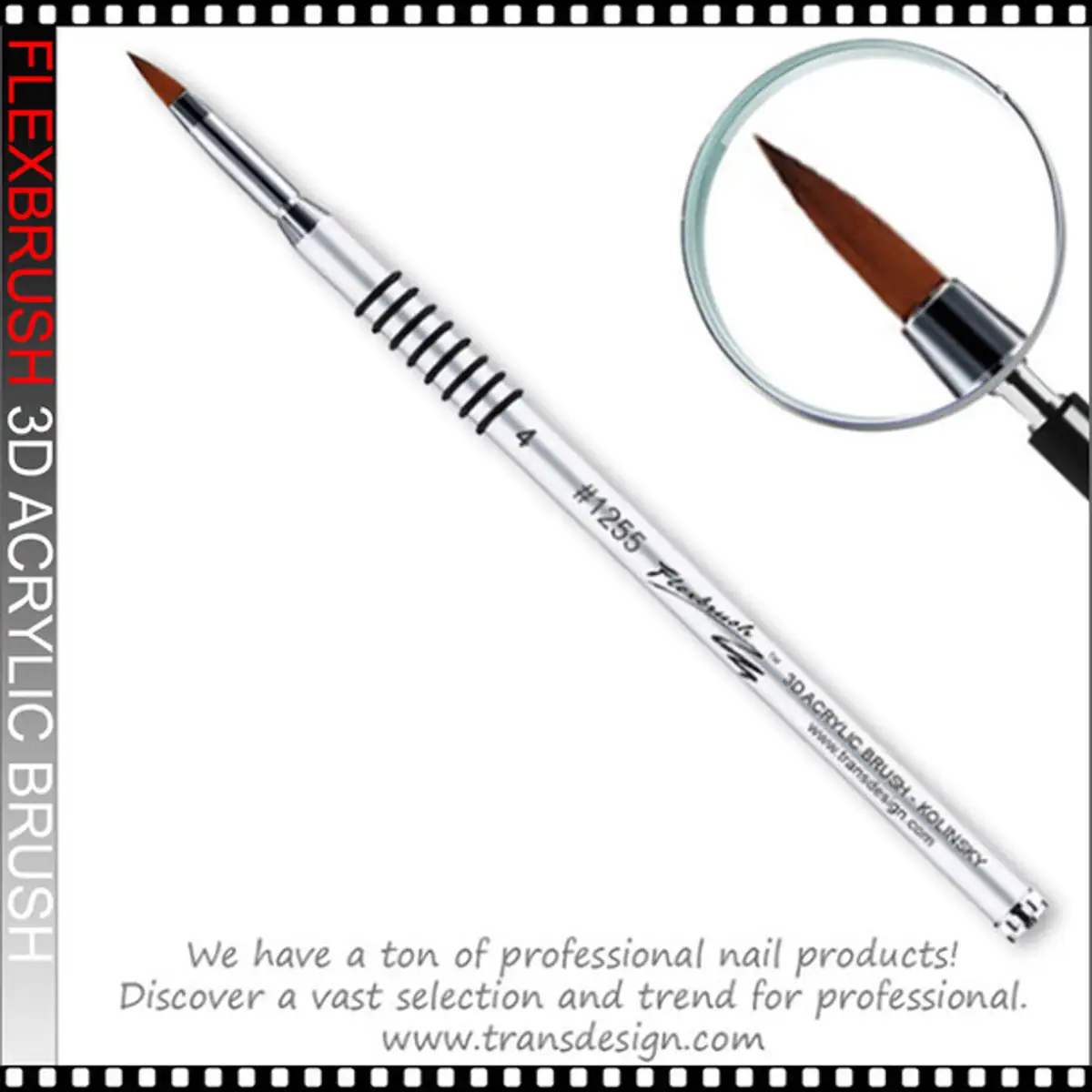 FLEXBRUSH 3-D Acrylic Brush #4