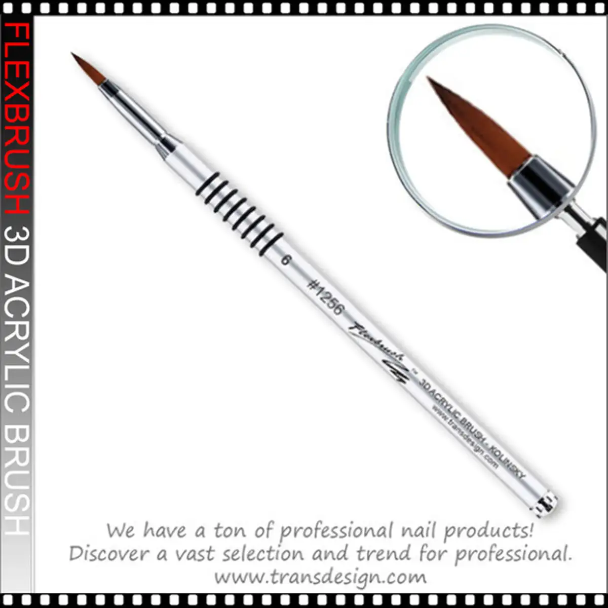 FLEXBRUSH 3-D Acrylic Brush #6