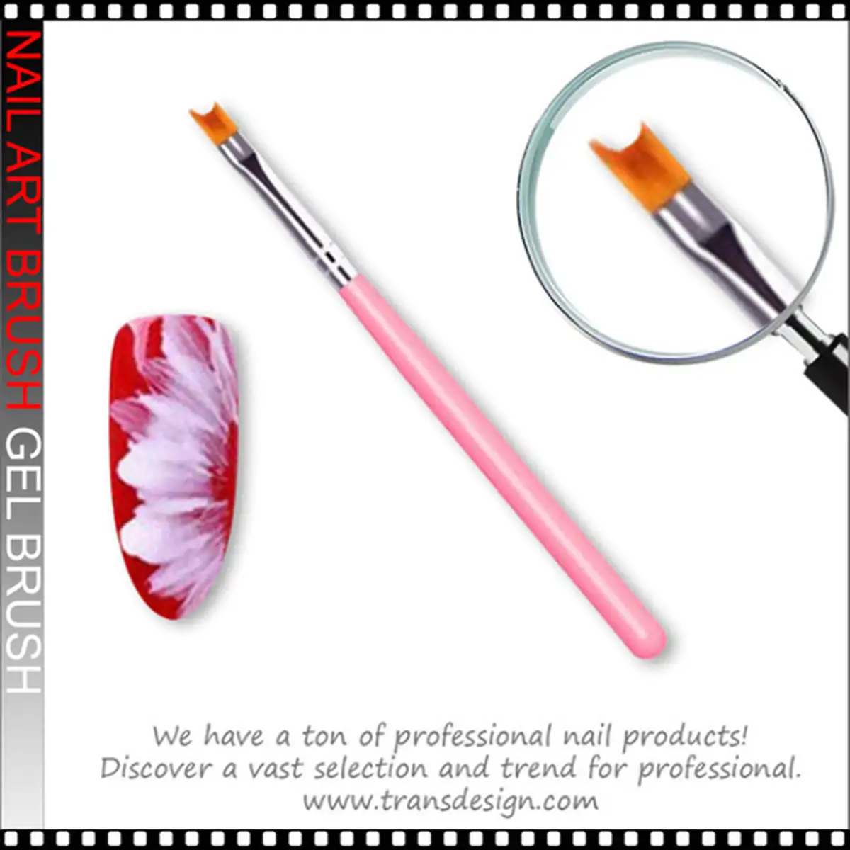 FLEXBRUSH Nail Art | Gel Brush Floral Pen