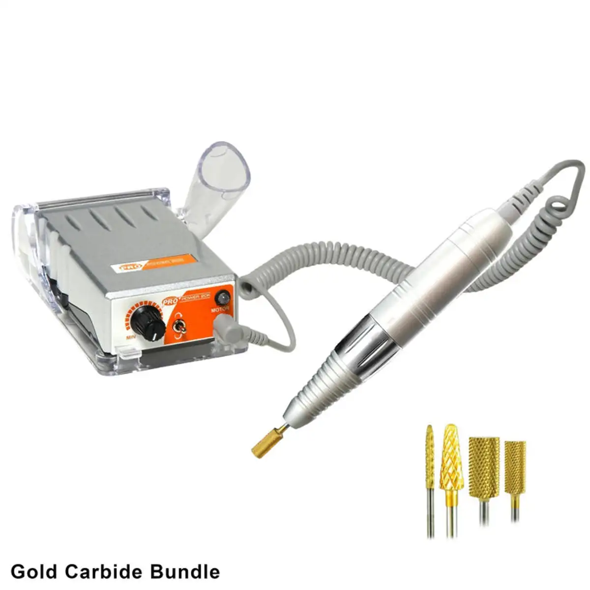 20K Electric File + Gold Carbide Bundle