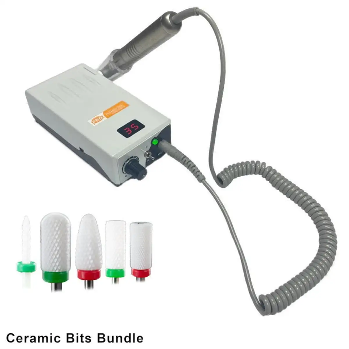 Pearl White Pro 35K + Ceramic Bits Bundle