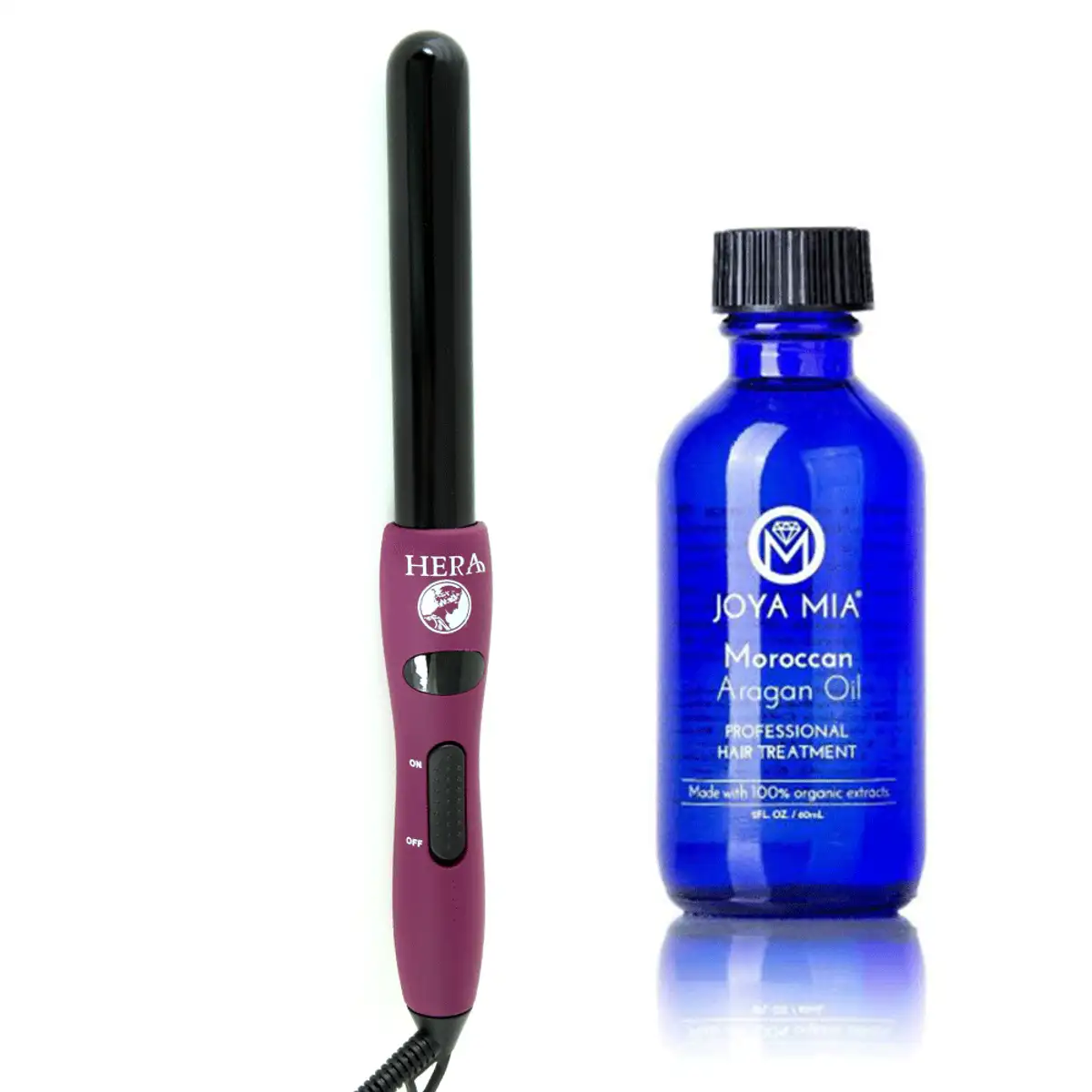 PURPLE Curling Wand + Argan Oil