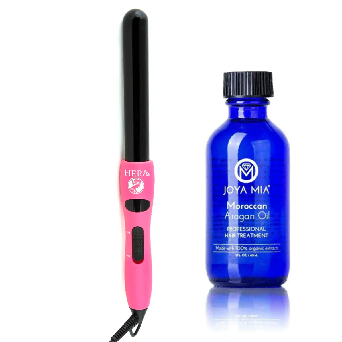 PINK Curling Wand + Argan Oil