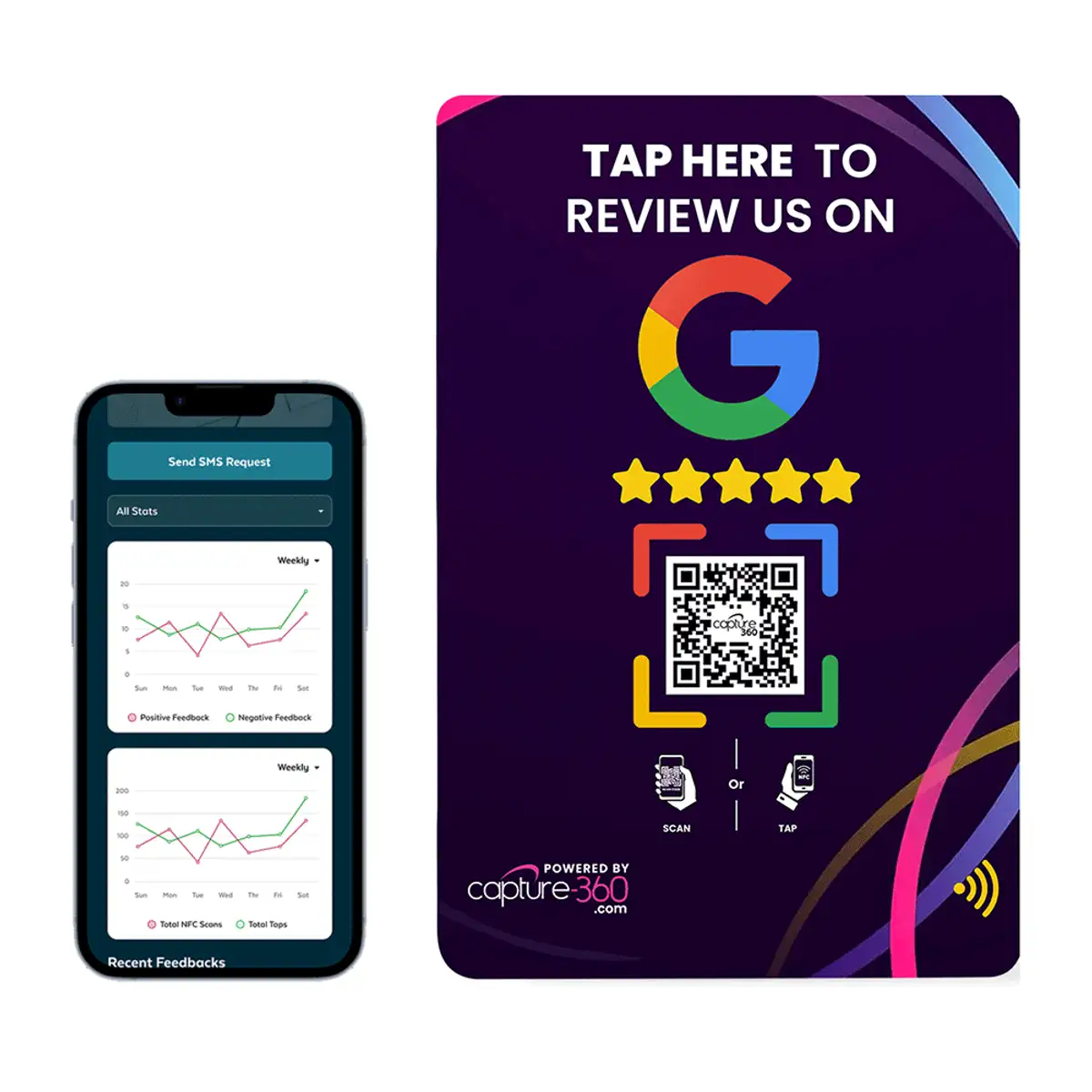 GOOGLE Review Card - Purple (1 Card)