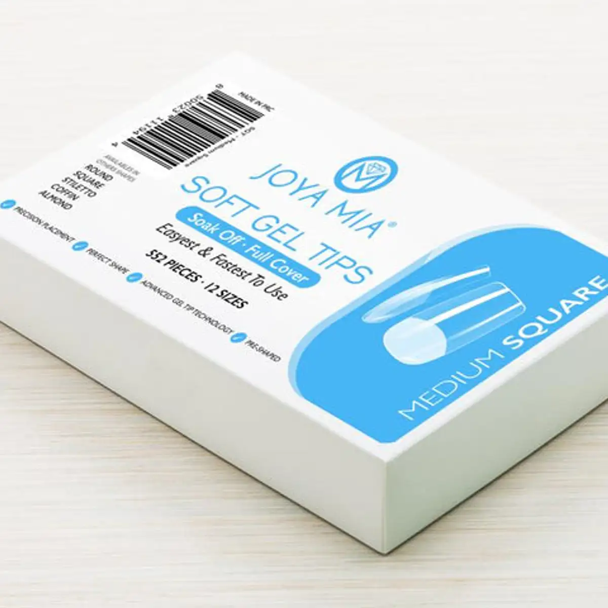 Soft Gel Tips - Medium Square
